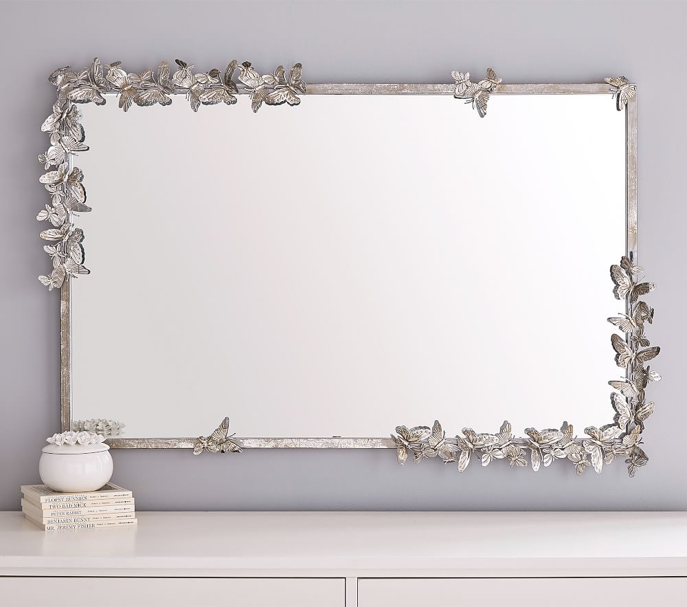Monique Lhuillier Butterfly Rectangle Mirror